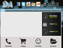 Tablet Screenshot of diamondathleticallstars.com